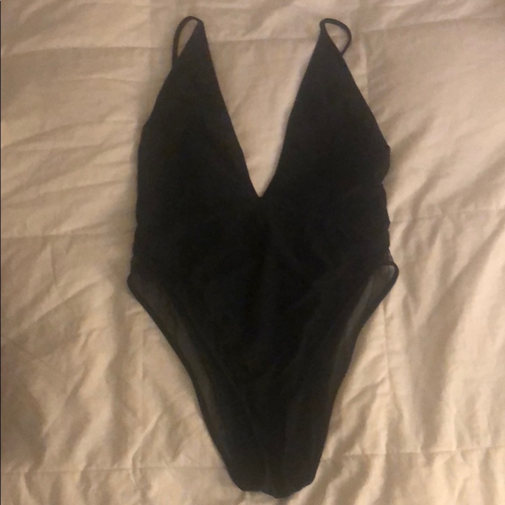 Black One Piece Swimsuit